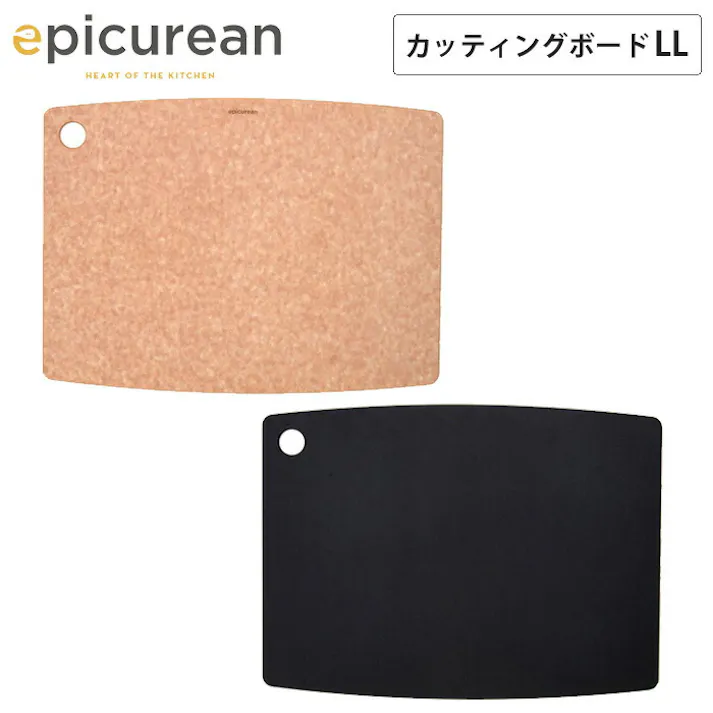 エピキュリアン カッティングボード LL ナチュラル/epicurean【まな板 薄型 軽量 木製 サーブボード まないた 食洗機対応 熱湯消毒可】 ナチュラル