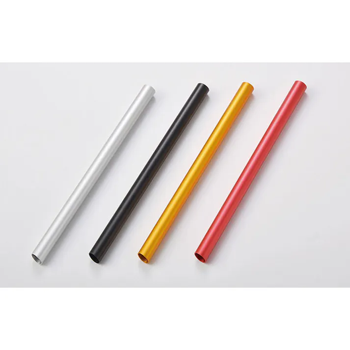 クール&シェイクストロー タピオカストロー 11mm アルミ ストロー 北陸アルミニウム【ホクア マイストロー エコ 洗える 繰り返し使える 日本製】 マットブラック