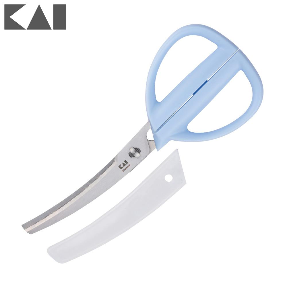 リトルシェフクラブ カーブキッチンバサミ(リトルシェフ) FG5207 貝印