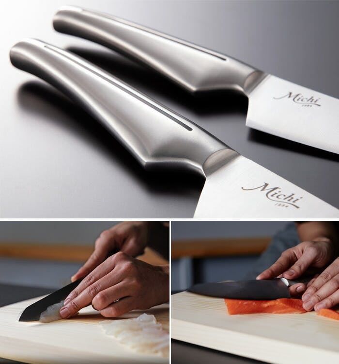 Michi ミチ シェフナイフ 18cm ステンレス MOCOMICHI HAYAMI【速水