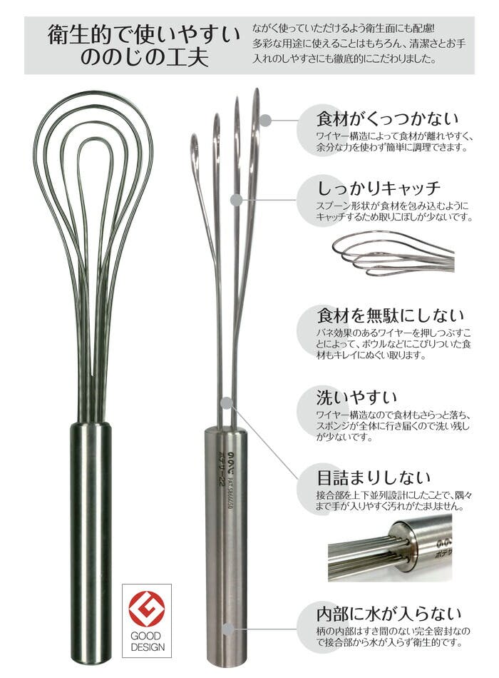 ののじ ポテサー22 WPSV-22d【ポテトマッシャー 揚げ物 油切り