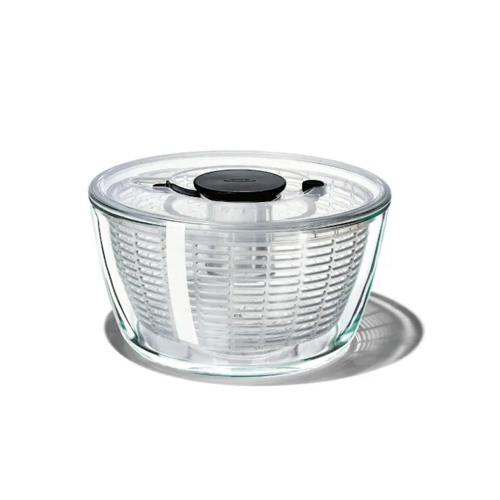 オクソー ガラスサラダスピナー 11262700 OXO【野菜水切り器 サラダ 水切り サラダスピナー ガラス サラダボウル サービングボウル キッチン 調理ツール】