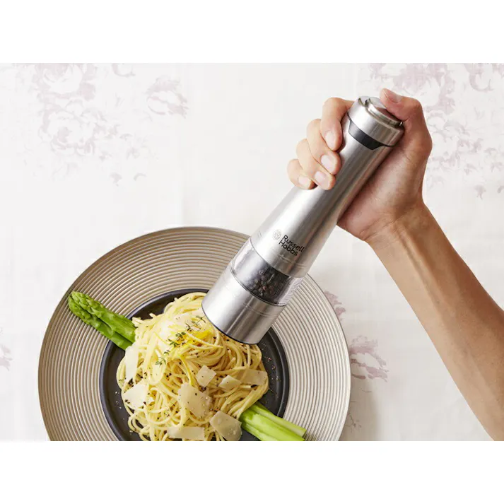ラッセルホブス 電動ミル ソルト&ペッパー 1本 Russell Hobbs 7921JP【キッチン家電 電動ミル ペッパー 電動ミル 岩塩 ステンレス】