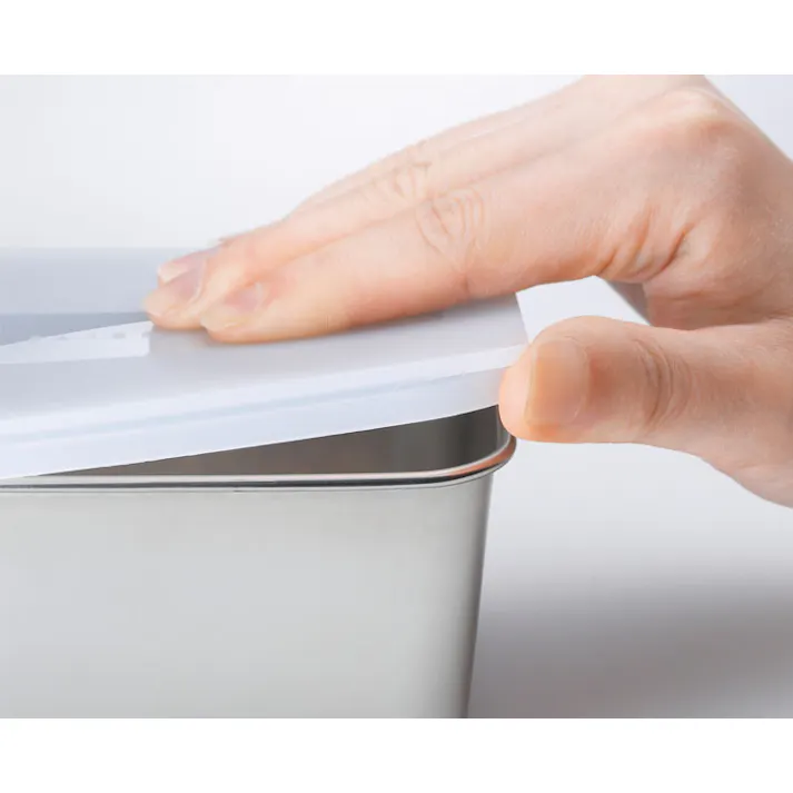 ヨシカワ EAトCO ヨウキ フードコンテナ イイトコ Youki food container AS0033/ブラウン AS0036【保存容器 ステンレス 冷蔵 冷凍保存 フードストッカー 日本製】 ブラウン