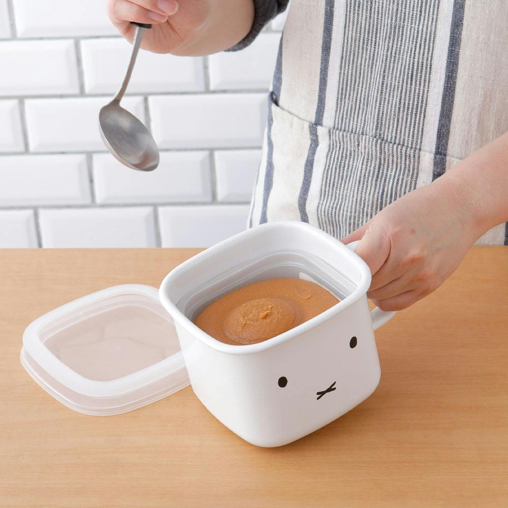 ミッフィー 味噌ポット ミッフィーフェイス 70周年 富士ホーロー