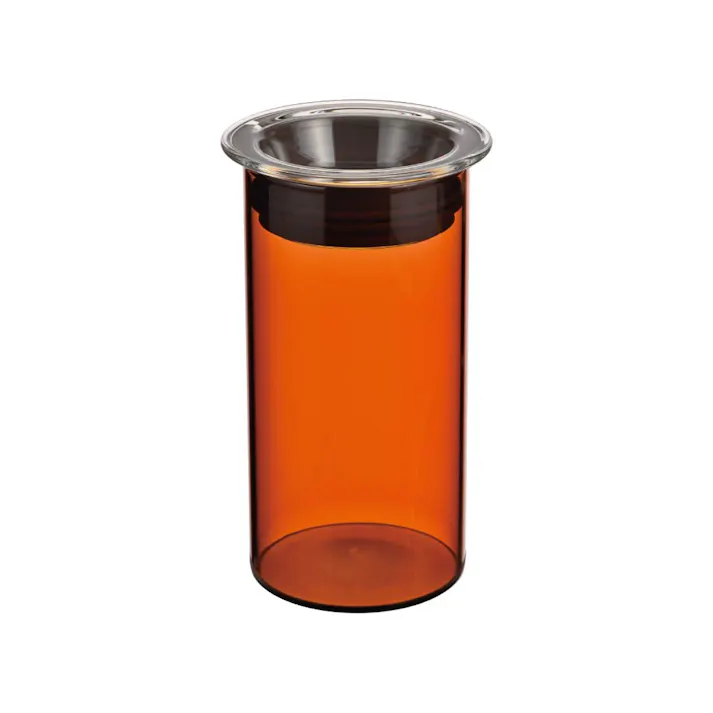 ハリオ カラーズ キャニスター 耐熱ガラス HARIO COLORS アンバー HCN-400-AB HCN-400-GR【ガラス 保存容器 茶葉 コーヒー 調味料 保存 ガラス容器 食洗機対応】 アンバー