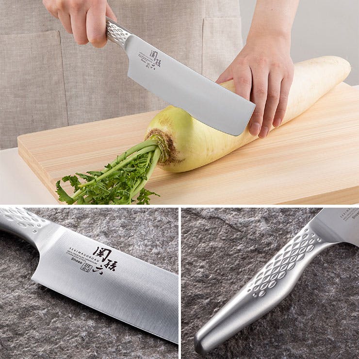 菜切り包丁 6本セット ステンレス製 Amazon | McCook 6点包丁セット- ステンレス鋼製包丁立て付きで、多