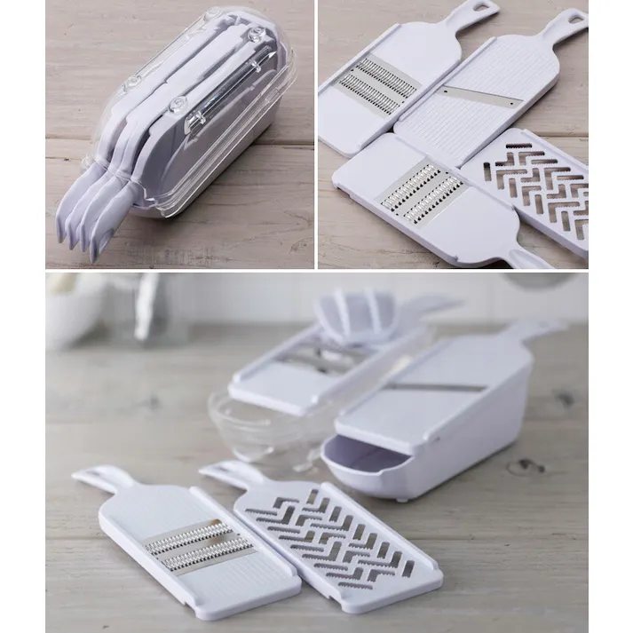 貝印 セレクト100 調理器セット DH3027【スライサー おろし器 おろし金 せん切り器 細せん切り器 千切り 指ガード kai SELECT100】