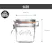 キルナー ラウンド クリップトップジャー 0.35L 38-2019-00 KILNER ROUND CLIPTOP JAR【ガラスジャー ジャム瓶 ガラス 保存瓶 0.35リットル 煮沸消毒 ガラス瓶 蓋付 ガラス容器 保存容器】