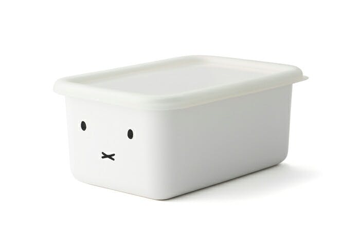ミッフィーフェイス 深型角容器M MFF-DM 富士ホーロー【ミッフィー