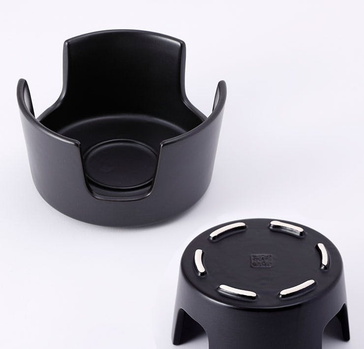 日常茶飯器 コンロ 固形燃料 萬古焼 0100-0027【一人用コンロ