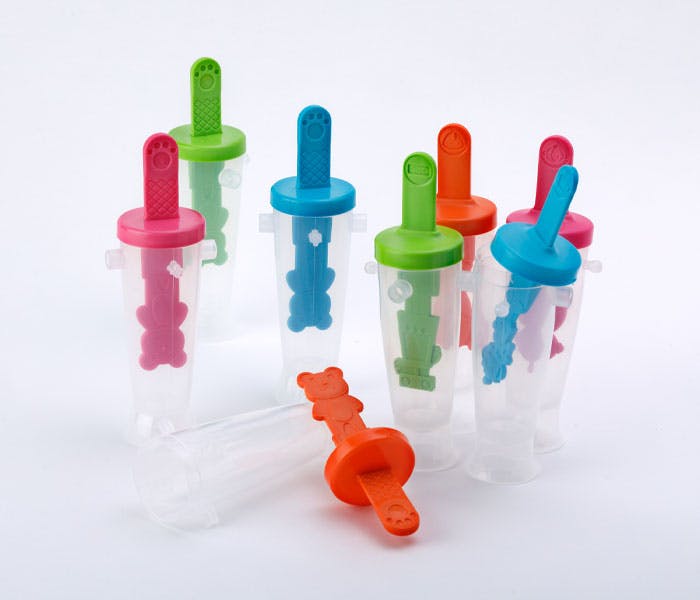 アイスキャンディメーカー 4本 キューティロボ 逸品社 シュガー