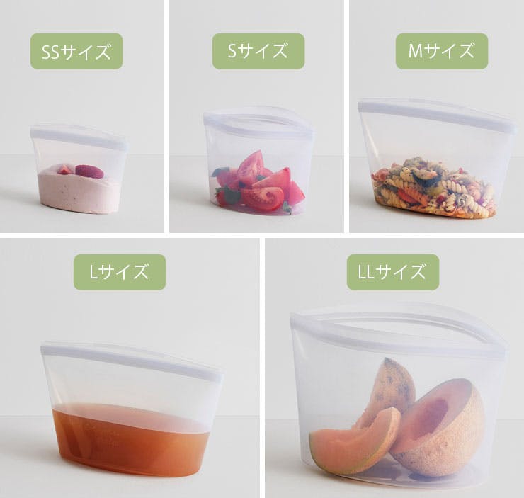 スタッシャー シリコーンバッグ ボウル LL 1893ml クリア stasher