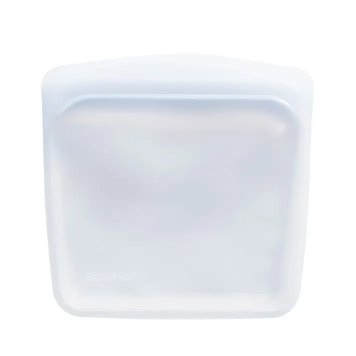 スタッシャー シリコーンバッグ EZサンドイッチ 450ml stasher EZシリーズ【シリコン 保存袋 保存容器 密閉 オーブン レンジ 食洗機対応 シリコンバッグ フリーザーバッグ ジップバッグ】 クリア