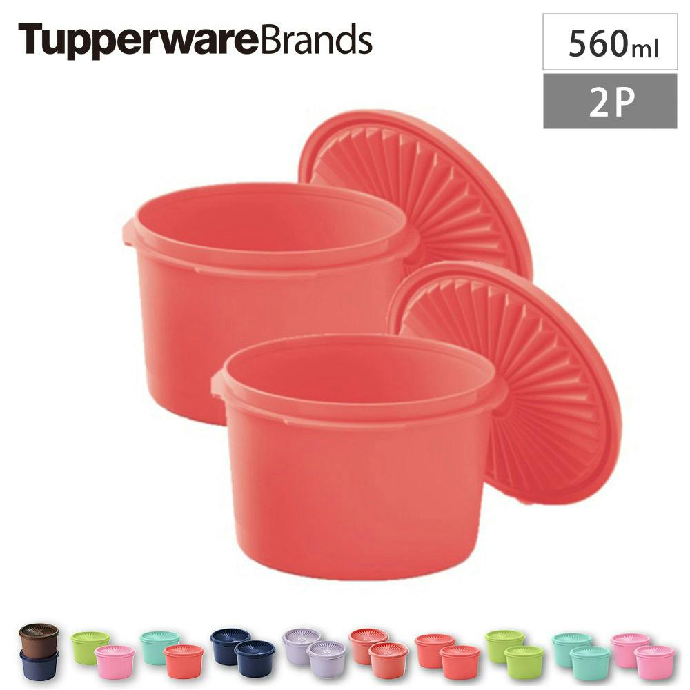 タッパー ミニデコレーター 2個セット Tupperware タッパーウェア【保存容器 密閉 密封 タッパ/密封容器 密閉容器/食材 小分け  容器/弁当箱 デザートケース/デコレーター ミニ/正規販売店】ピンク | 保存容器 通販 | ホームセンターのカインズ