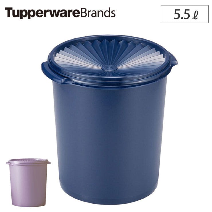 タッパー マキシデコレーター 5500ml Tupperware タッパーウェア【保存容器 密閉 密封 タッパ/漬物容器/密封容器 密閉容器/梅酒  味噌 梅干し 容器/米 5kg 保存/デコレーター/正規販売店】プラム | 保存容器 通販 | ホームセンターのカインズ