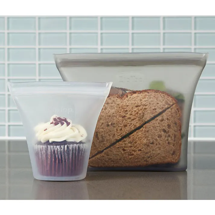 ZipTop ジップトップ ディッシュS【DISH S シリコン 保存容器 保存袋 食品 ジップ袋 シリコンバッグ】 ティール