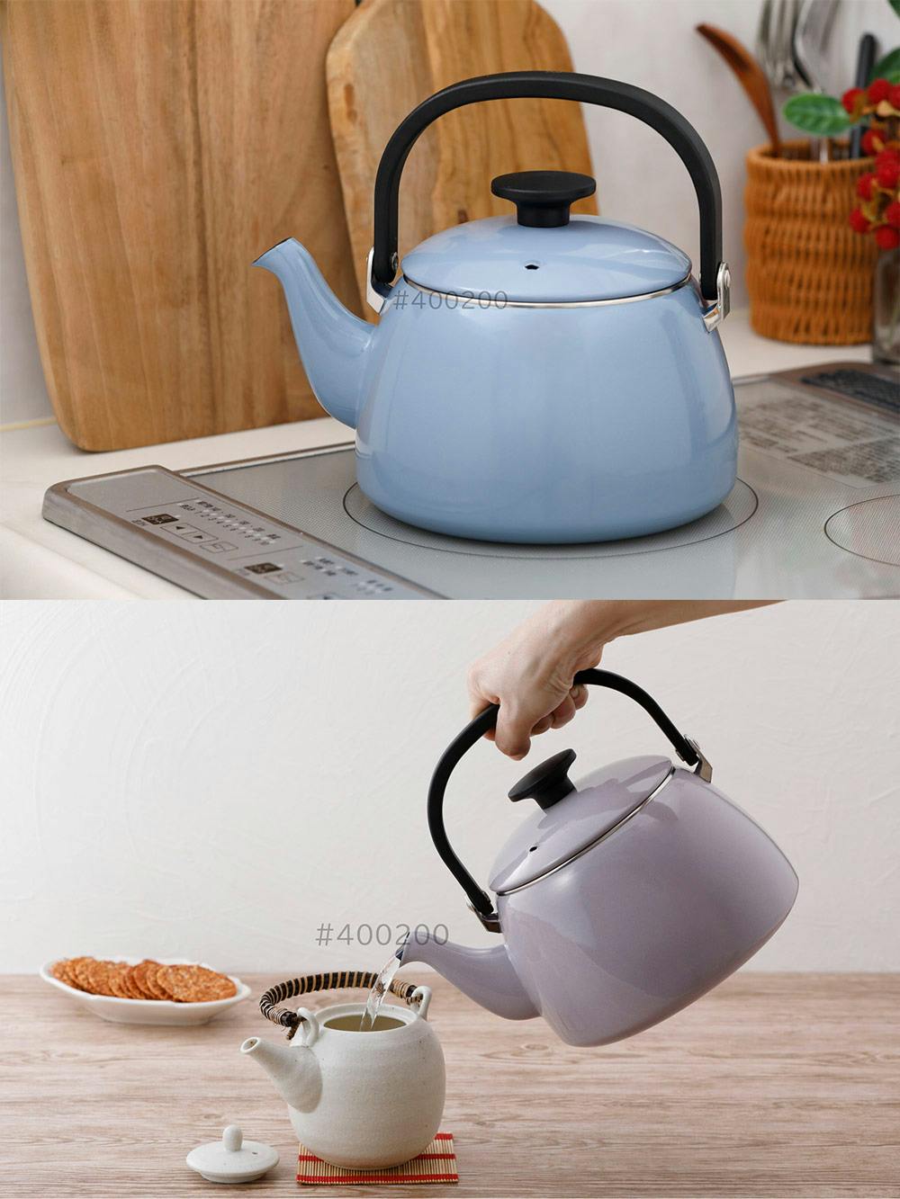 富士ホーロー コットン プラス ホーロー ケトル 2.5L ガス火 IH対応