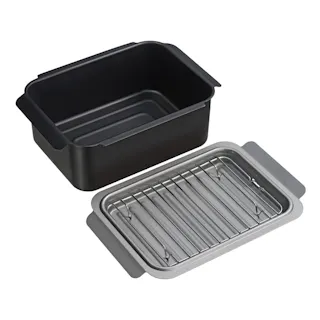 ポコフリット IH対応角型揚げ鍋ワイド(アミ付)RB-2926 pocofritto 和平フレイズ【天ぷら鍋 揚げ鍋 揚げ物 鍋 長方形 アミ付き 調理器具】