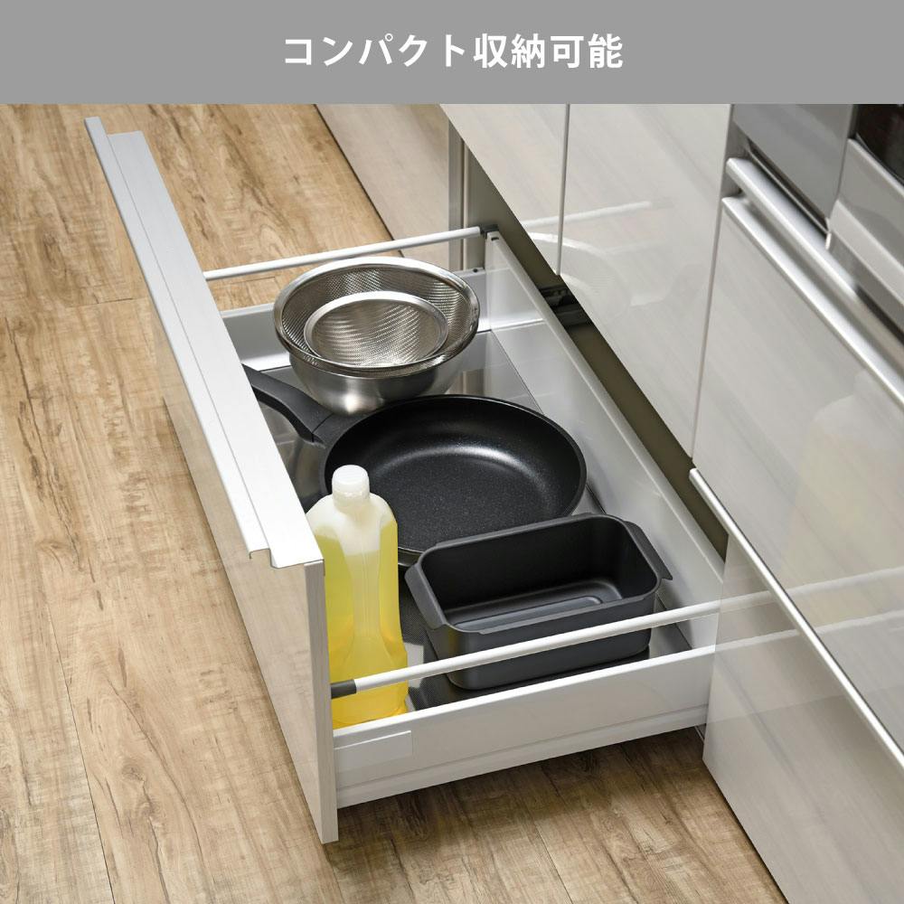 ポコフリット IH対応角型揚げ鍋ワイド 温度計・アミ付 RB-2927