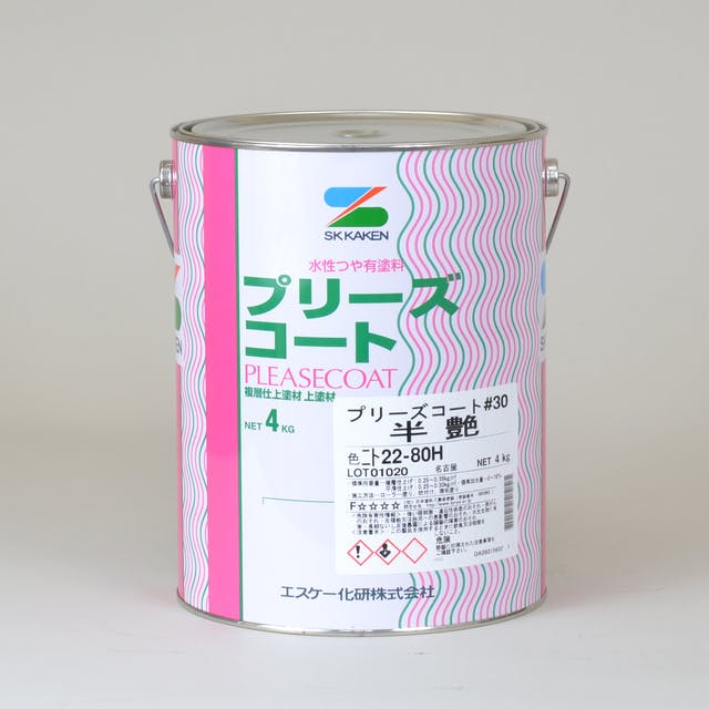 エスケー化研 プリーズコート SR-402 艶有 4Kg 外壁塗料 エスケー化研 プリーズコート SR-402 艶有 4Kg 外壁塗料