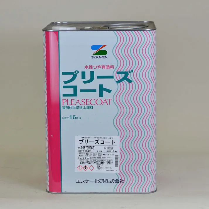 エスケー化研 プリーズコート SR-411 3分艶 16Kg 外壁 水性アクリル樹脂