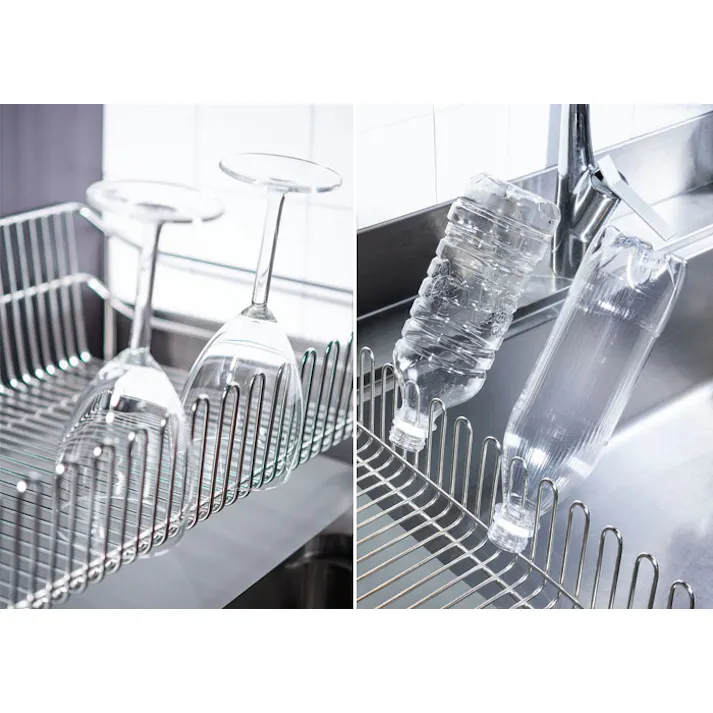 ウチフィット ステンレス 水切りかご 30cm UFS8 オークス【水切りラック シンク上 大容量 水切りバスケット UCHIFIT AUX 燕三条 日本製】