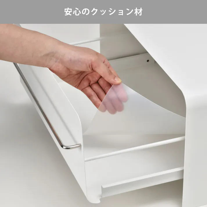 ブレッドドロワー UTAU ビーワーススタイル うたう【ブレッドケース パンケース 引き出し キッチン家電 トースター ラック 食パン 収納ケース キッチン小物 収納 調味料ラック 隠す】 カームグレー