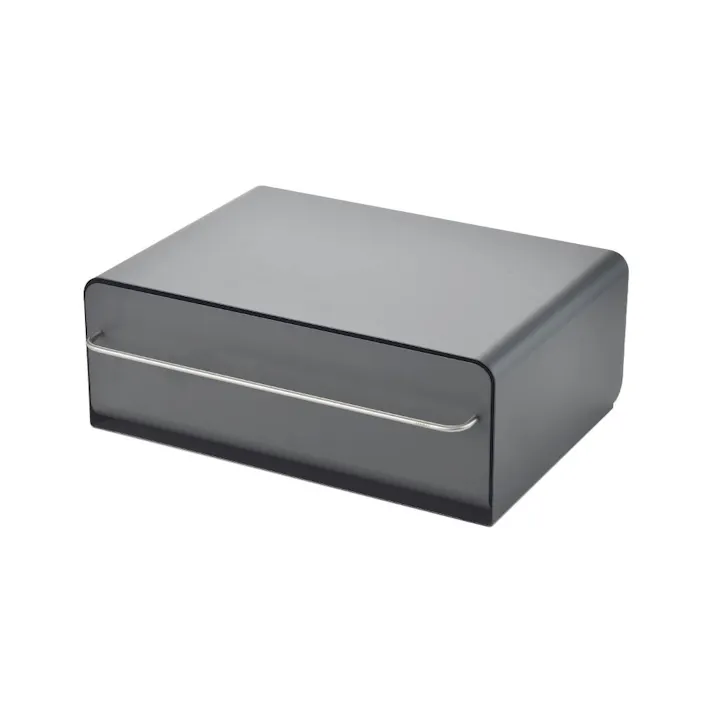 カウンタードロワー UtaU ビーワーススタイル うたう【カウンター上収納 デスク上収納 引き出し キッチン家電 電気ケトル ラック 収納ケース レターケース 卓上 キッチン小物 収納 調味料ラック 隠す キッチン収納 デスク収納】 カームグレー