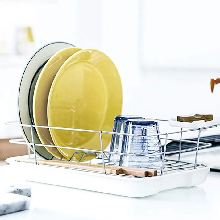 リッチェル シェリー ワイヤー水切りセット C ミントCheri Richell 16900-1 16901-8【ラック かご カゴ スリム コンパクト トレー】