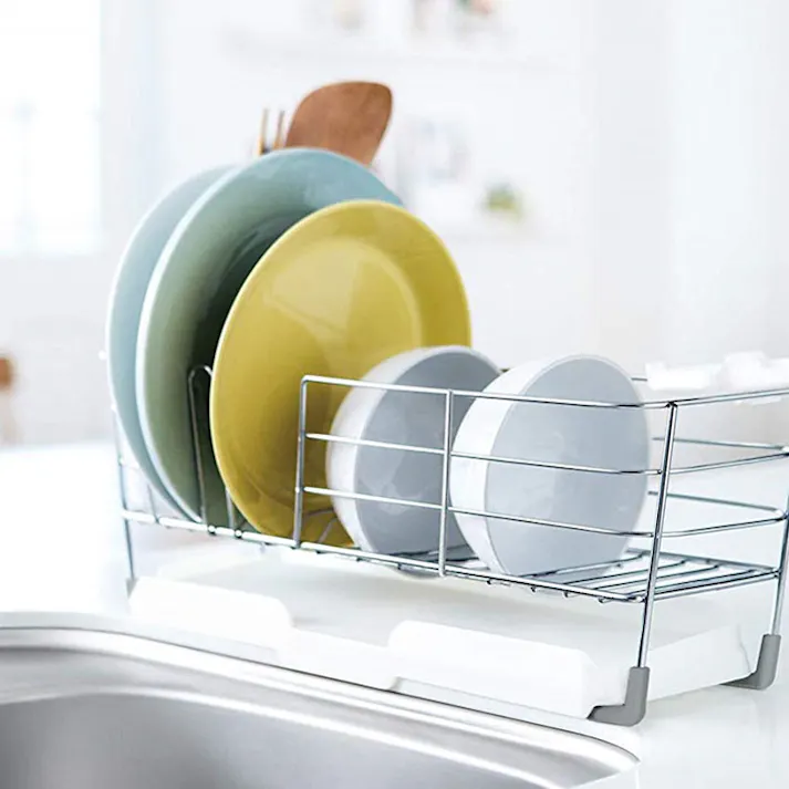 リッチェル シェリー ワイヤー水切りセット S ミントCheri Richell 16902-5 16903-2【ラック かご カゴ スリム コンパクト トレー】