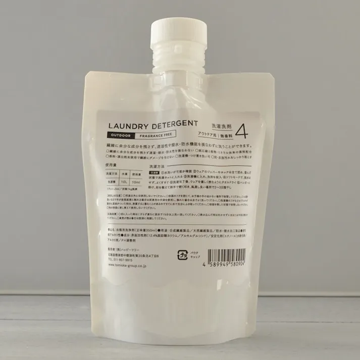 とみおかクリーニング OUTDOOR 防水・撥水加工製品用洗剤【衣類用洗剤 アウター ジャケット 洗濯 おしゃれ着洗剤 洗濯用品 日本製】