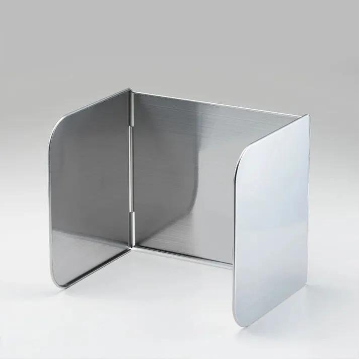 オールステンレス使うときだけ!コンロガード 一口サイズ ヨシカワ オダジマ SP-1255【使う時だけ レンジガード コンロガード 油はね防止 ガード コンロ 油はね ガード ステンレス 日本製】