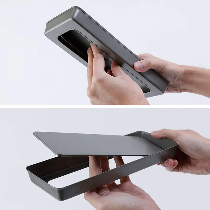 ベイクウェアー タルト型 ミニロールケーキ型 長方形 底取 23cm L 富士ホーロー 57302【お菓子型 焼き菓子 型 角型 製菓道具 製菓用品 Bakeware お菓子作り 道具 お菓子道具】