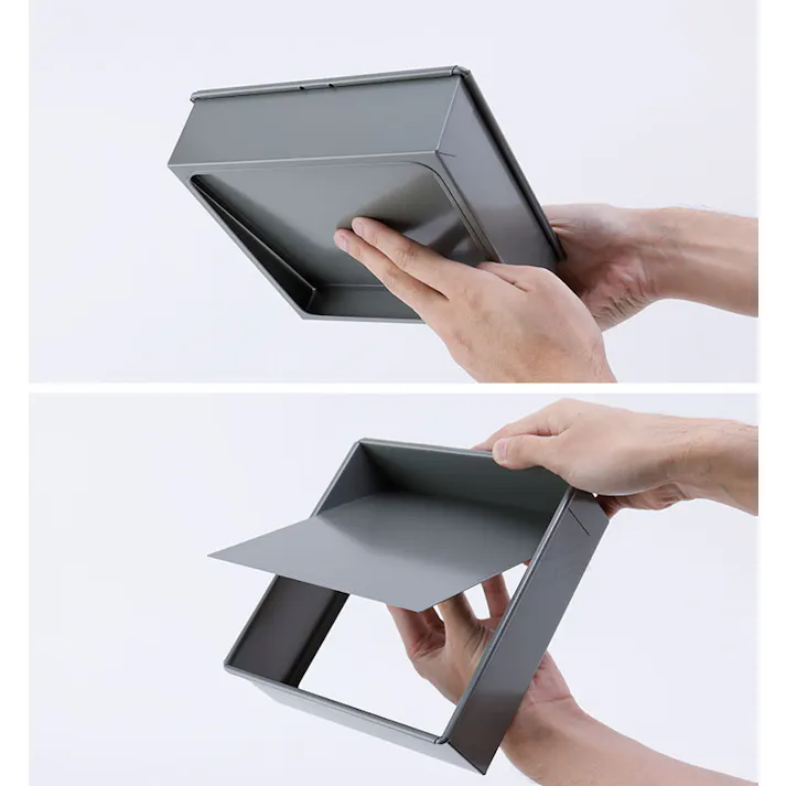 ベイクウェアー ケーキ型 角型 デコレーション 底取型 12cm 57299 富士ホーロー【ケーキ スクエア 製菓グッズ お菓子道具】