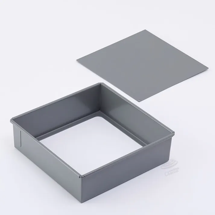 ベイクウェアー ケーキ型 角型 デコレーション 底取型 21cm 57292 富士ホーロー【ケーキ スクエア 製菓グッズ お菓子道具】 底取型21cm