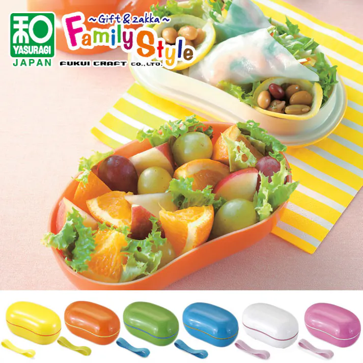 福井クラフト MAME LUNCH ランチボックス 2段 500ml ベルト付き【食洗機対応 レンジok お弁当箱 二段 コンパクト カラフル シンプル 日本製】 ホワイト