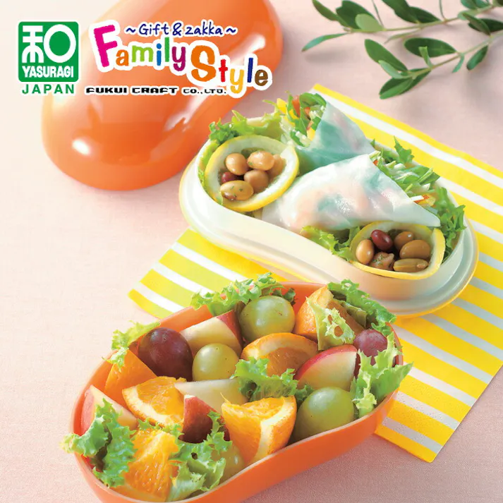 福井クラフト MAME LUNCH ランチボックス 2段 500ml ベルト付き【食洗機対応 レンジok お弁当箱 二段 コンパクト カラフル シンプル 日本製】 ホワイト