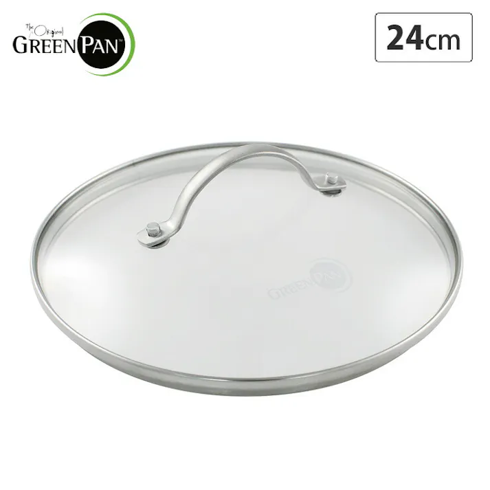グリーンパン ステンレスガラス蓋 24cm CW000083-004【フライパン ふた フタ フライパンカバー 鍋蓋 調理器具 キッチン用品 GreenPan】