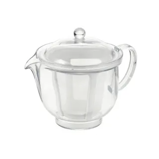 クリアティーポット L ポリエステルメッシュ TW-3739 曙産業【ティーポット 樹脂製 軽量 日本製】