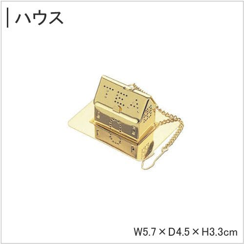 CASUAL PRODUCT 18-8ステンレス ティーストレーナー ゴールド