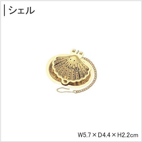 CASUAL PRODUCT 18-8ステンレス ティーストレーナー ゴールド