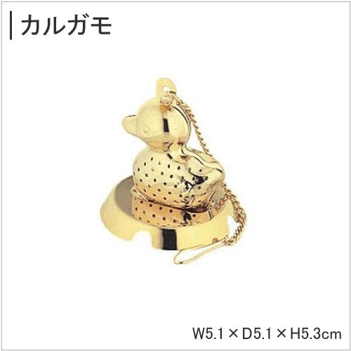 CASUAL PRODUCT 18-8ステンレス ティーストレーナー ゴールド