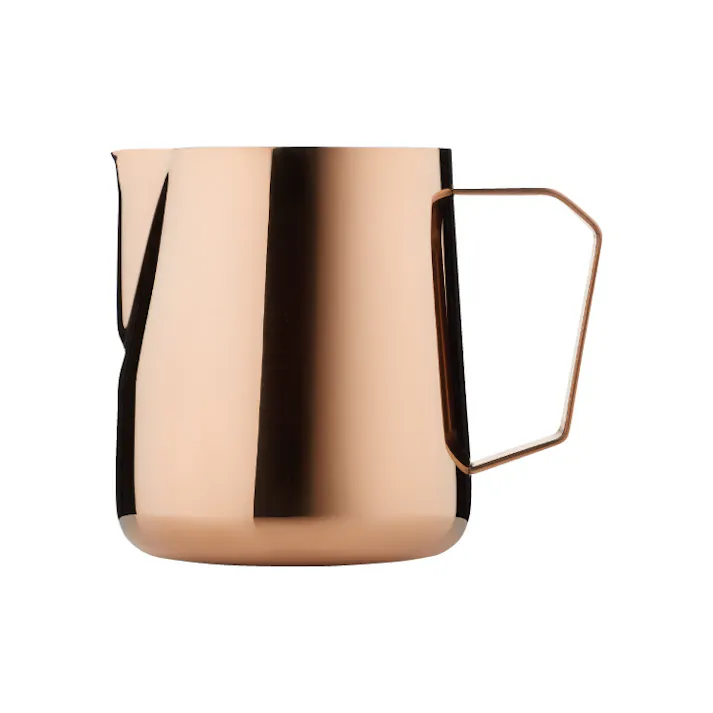 BARISTA&CO Barista Pro Milk Pitcher 400ml バリスタ&コー バリスタ プロ ミルクピッチャー【ミルクジャグ ステンレス 目盛り付き ミルクポット ラテアート フォームミルク】ローズブラスゴールド