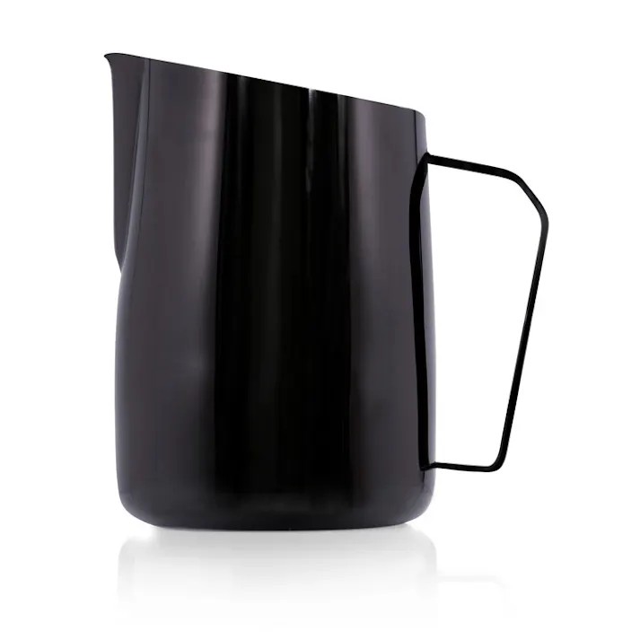 BARISTA&CO Dial In Milk Pitcher 600ml バリスタ&コー ダイヤルインミルクピッチャー 0.6L【ミルクジャグ ステンレス 目盛り付き ミルクピッチャー ミルクポット ラテアート フォームミルク用】 BLACK