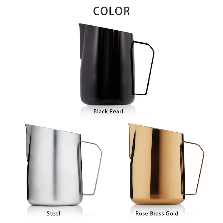 BARISTA&CO Dial In Milk Pitcher 600ml バリスタ&コー ダイヤルインミルクピッチャー 0.6L【ミルクジャグ ステンレス 目盛り付き ミルクピッチャー ミルクポット ラテアート フォームミルク用】 STEEL
