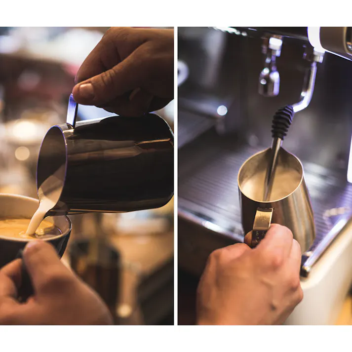 BARISTA&CO Dial In Milk Pitcher 600ml バリスタ&コー ダイヤルインミルクピッチャー 0.6L【ミルクジャグ ステンレス 目盛り付き ミルクピッチャー ミルクポット ラテアート フォームミルク用】 STEEL