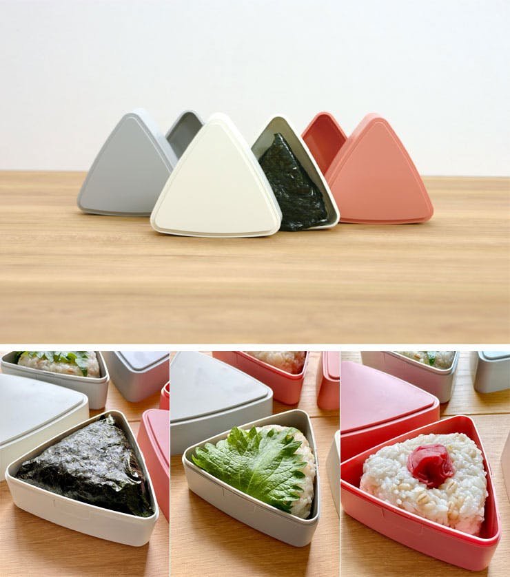 ジェルクール トライアングル おにぎりケース 保冷剤一体型ランチ