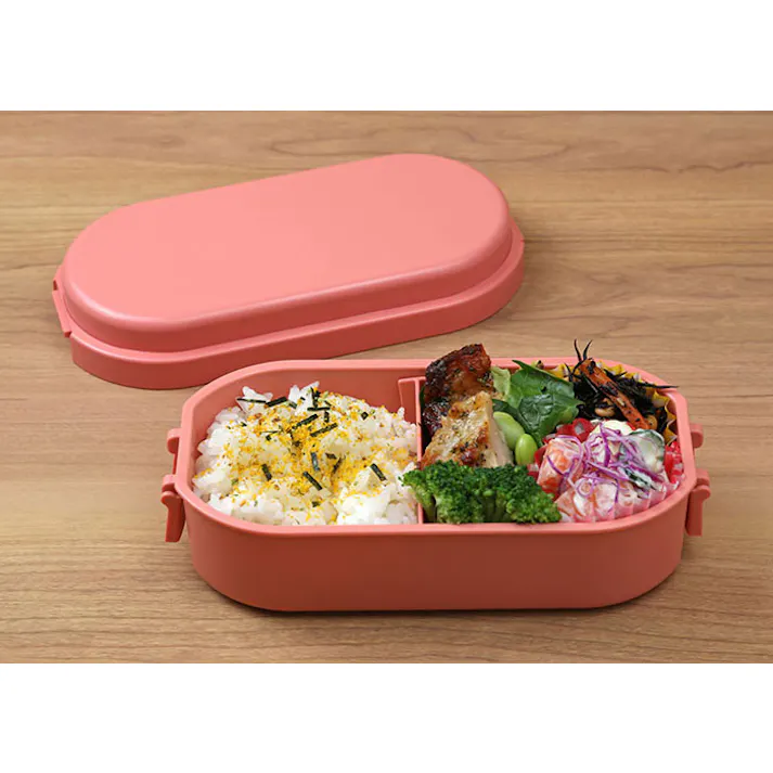 ジェルクール ドーム M 600ml 保冷剤一体型ランチボックス 三好製作所 GEL-COOL dome M【ドーム型 弁当箱 保冷ランチボックス 1段 保冷剤付き お弁当箱】 オールマカロンピンク