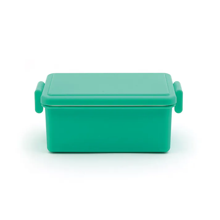 ジェルクール スクエア M 400ml イージークリップ 保冷剤一体型ランチボックス 三好製作所 GEL-COOL square M【弁当箱 保冷ランチボックス 1段 お弁当箱 子供 デザートケース デザート入れ フルーツ入れ フルーツケース】 モヒートグリーン